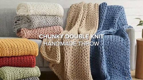 Madison Handmade Chunky Double Knit Throw